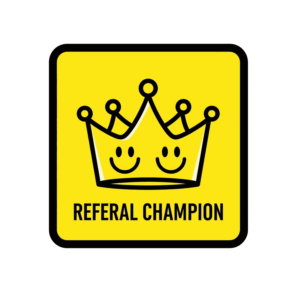 Referral Champion! achievement banner