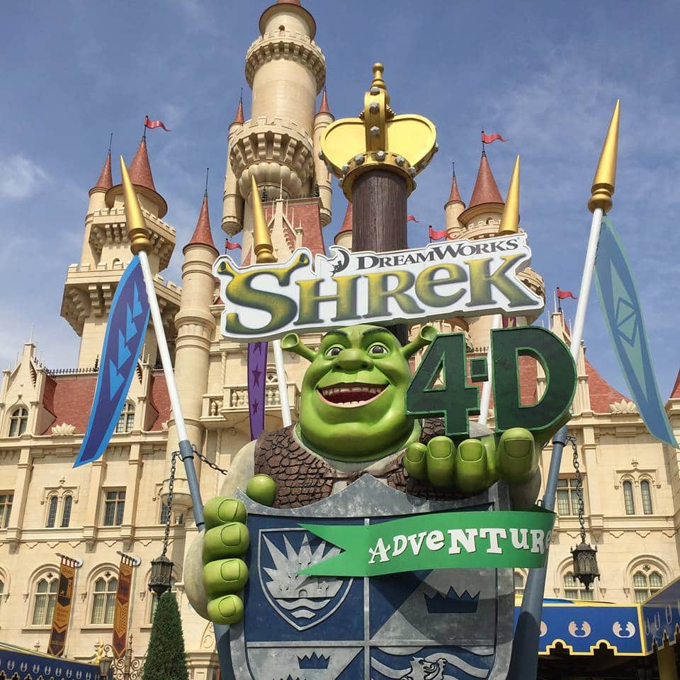 Tickets to the Shrek Theme Park