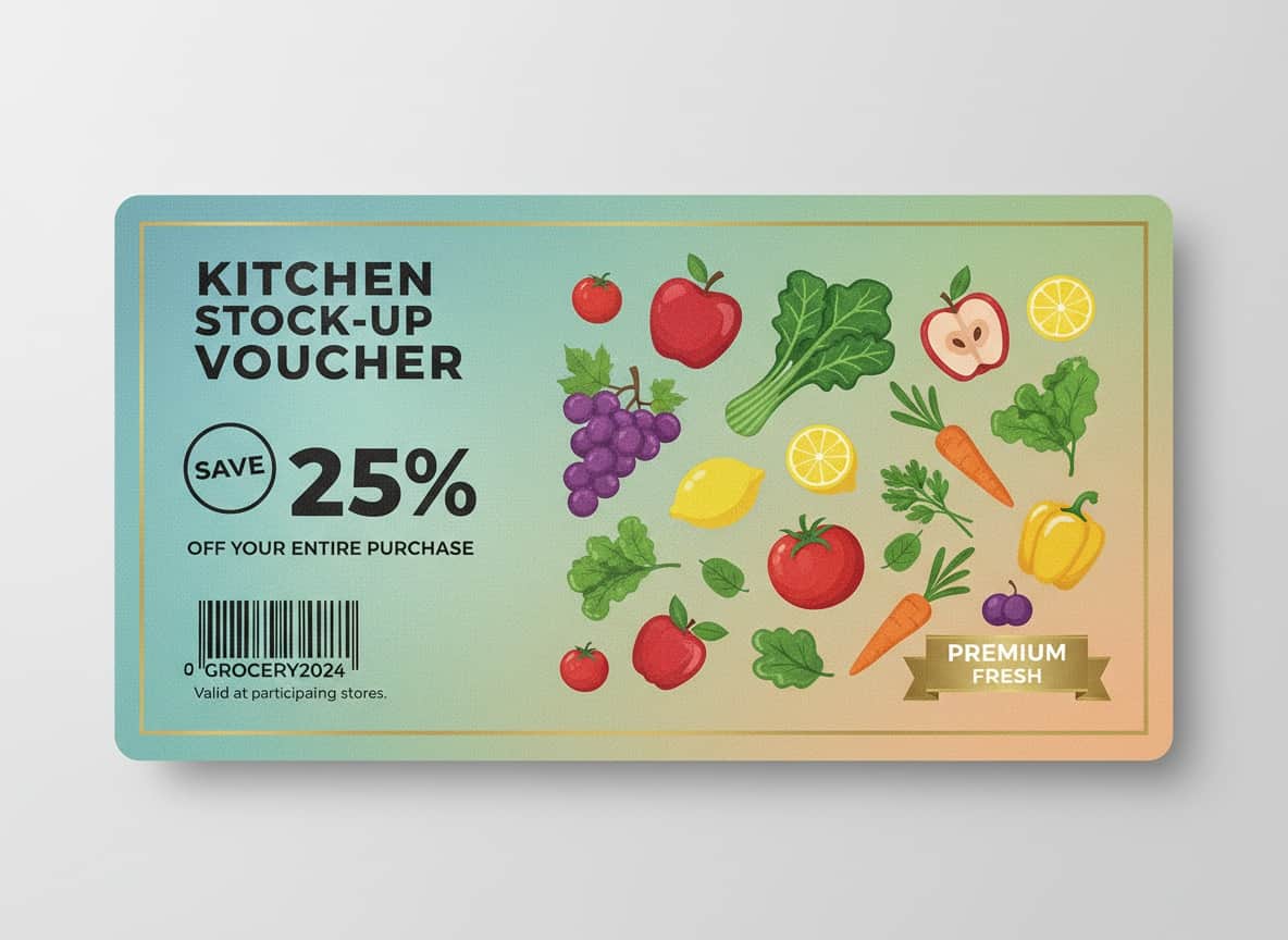 Free Kitchen Stock-Up Voucher