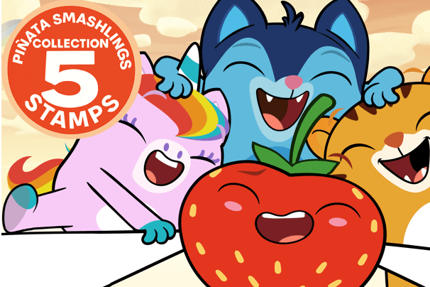 5 Smash Stamps Towards the Piñata Smashlings Collection