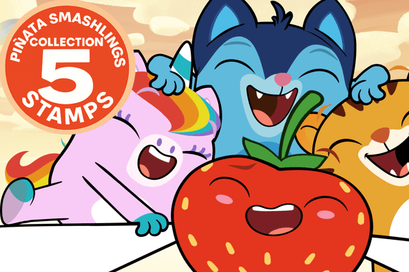 5 Smash Stamps Towards the Piñata Smashlings Collection