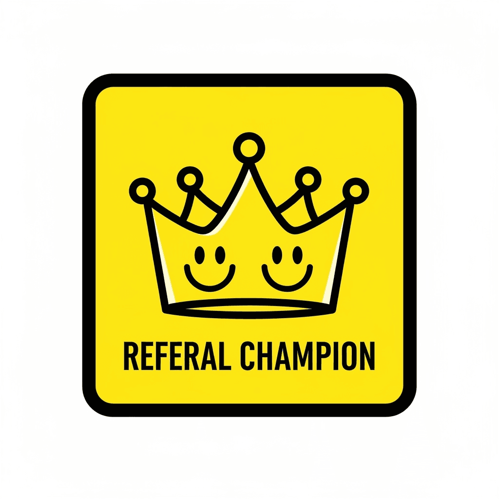 Referral Champion! achievement banner