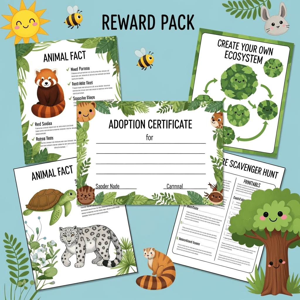 Adopt a Wild Friend Digital Pack