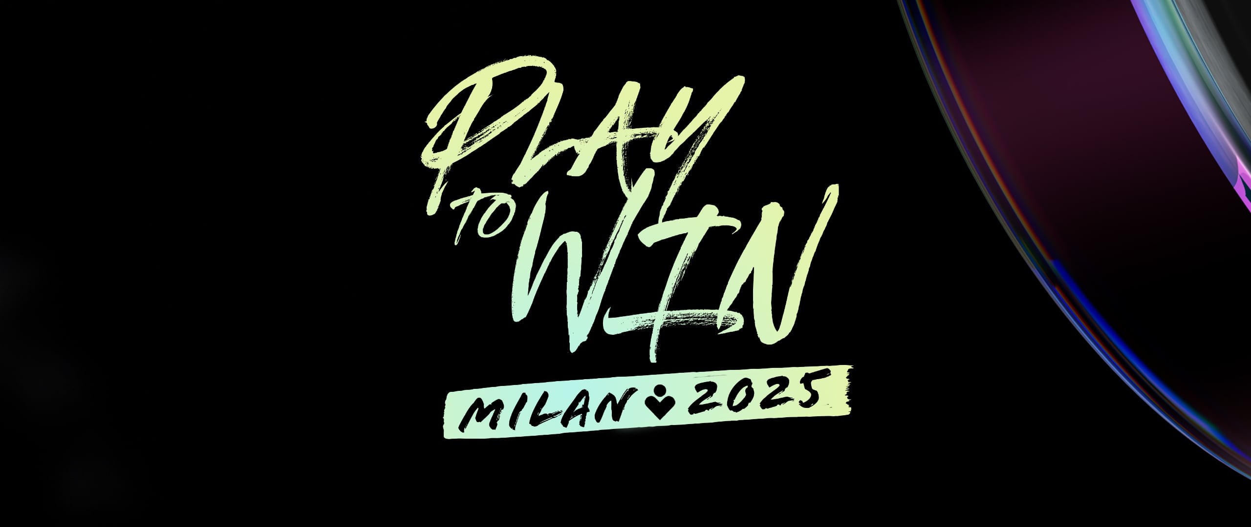 Play to Win Milan Sales Event